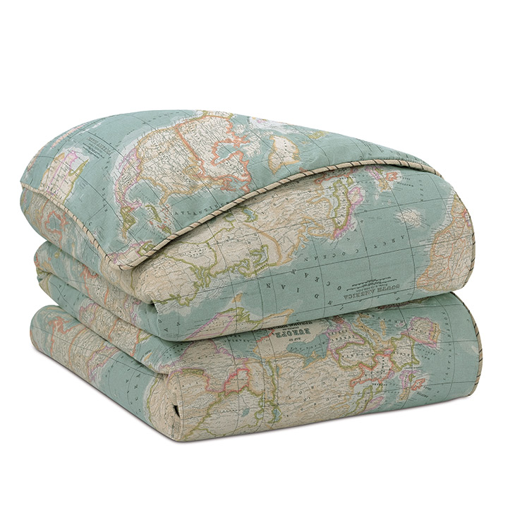 Monde Ocean Duvet Cover