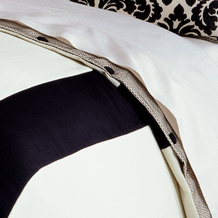 Gaston Ivory Duvet Cover