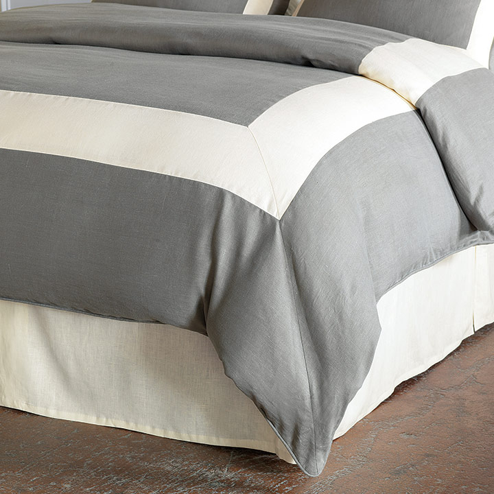 Breeze Slate/Pearl Duvet Cover