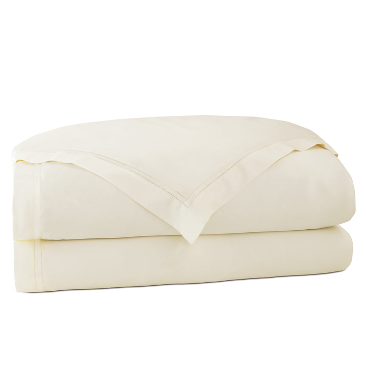 Lusso Sateen Duvet Cover in Ivory