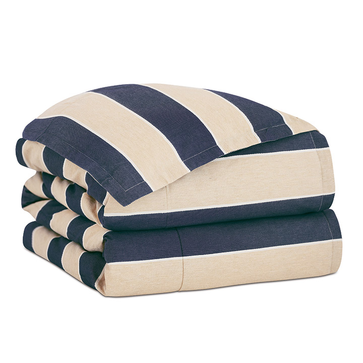 Abbot Indigo Duvet Cover
