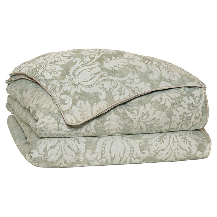 Lourde Celadon Duvet Cover