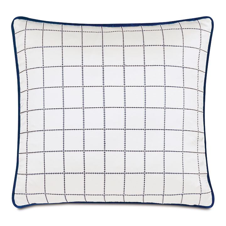 Elektra Embroidered Decorative Pillow