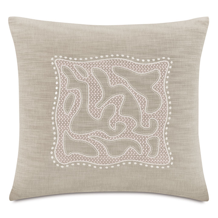 EMMELINE EMBROIDERY DECORATIVE PILLOW
