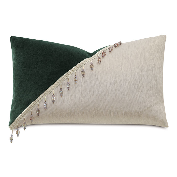 ESMERALDA COLORBLOCK DECORATIVE PILLOW