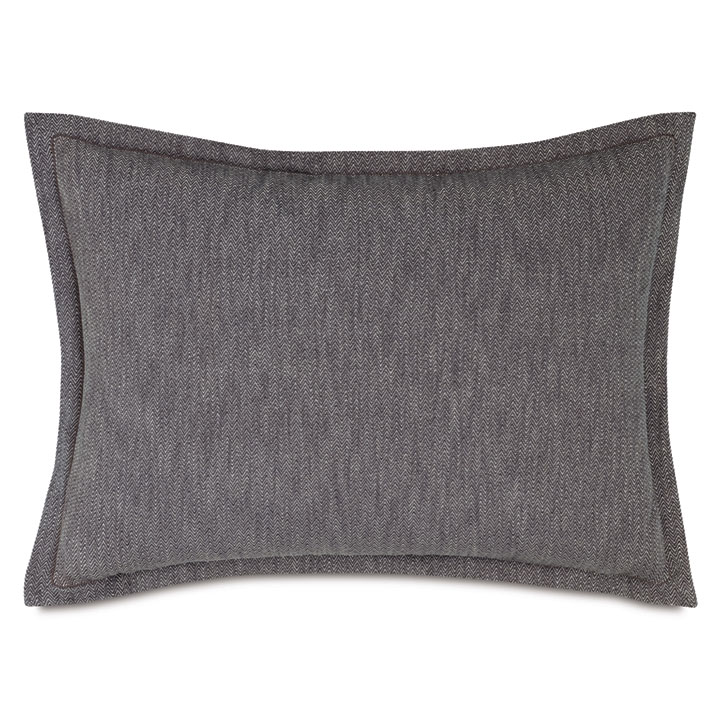 RIVER HERRINGBONE DUTCH EURO SHAM