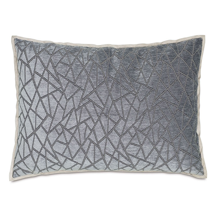 ARGENTO GEOMETRIC DUTCH EURO SHAM