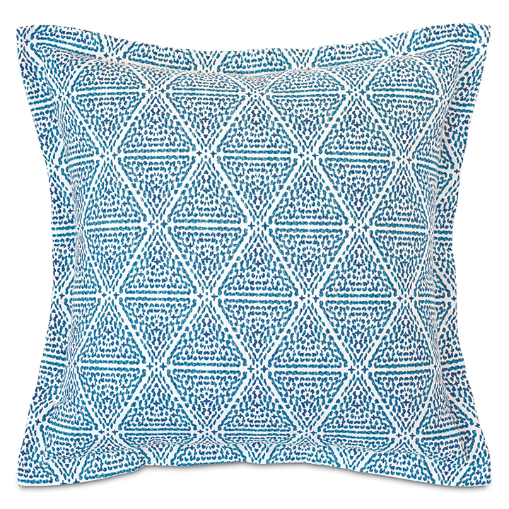 Clementine Geometric Euro Sham