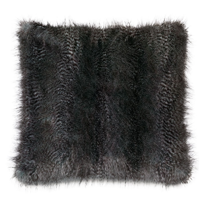 Indochine Faux Fur Euro Sham