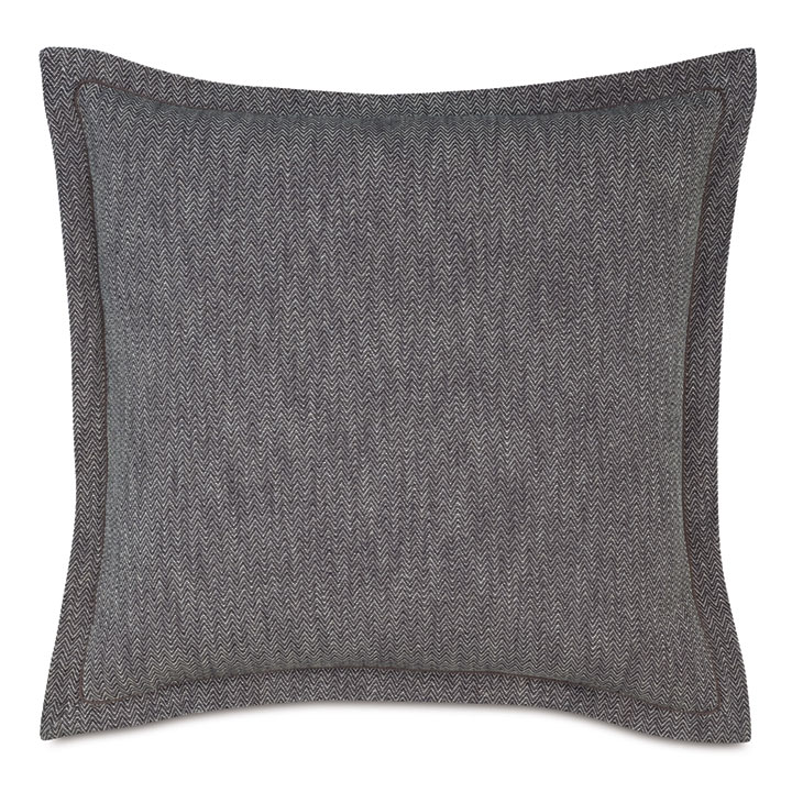 RIVER HERRINGBONE EURO SHAM