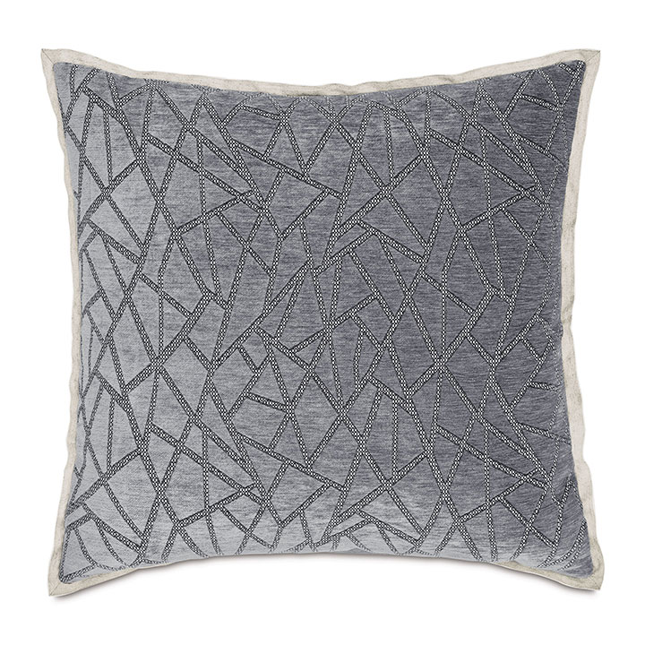 ARGENTO GEOMETRIC EURO SHAM