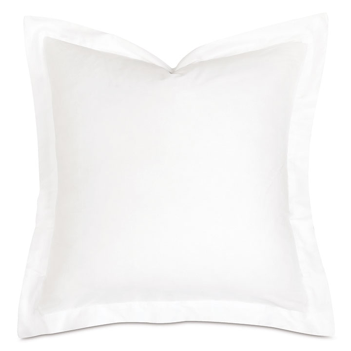 Fresco Sateen Euro Sham in White