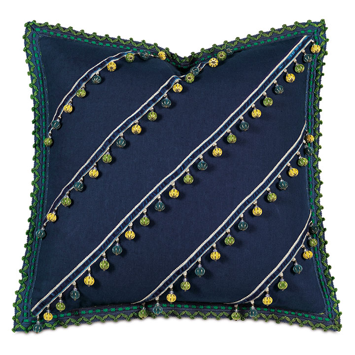 FAIRUZA BEADED DECORATIVE PILLOW