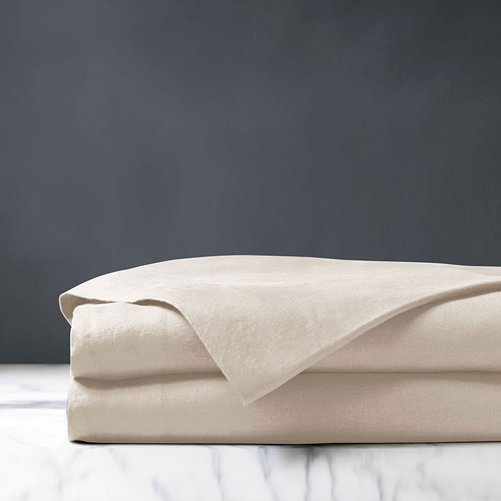 Shiloh Linen Flat Sheet in Natural