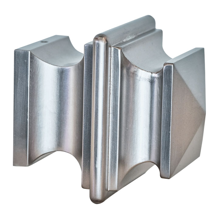 ACERO BRUSHED NICKEL STACKED FINIAL PAIR