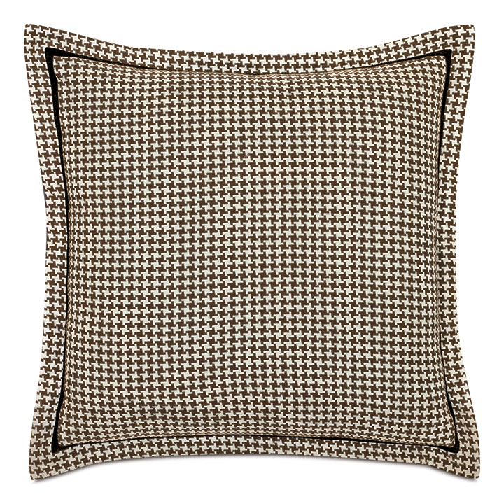 HIGHLAND HOUNDSTOOTH DECORATIVE PILLOW