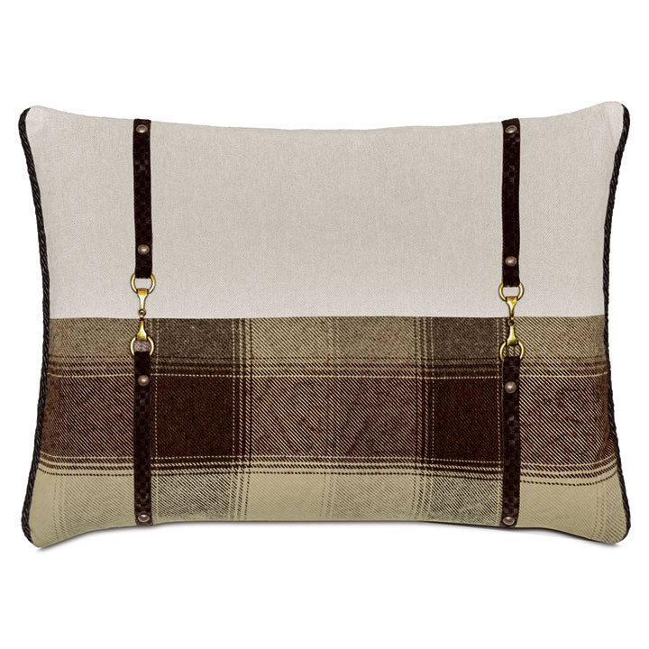 HIGHLAND BUCKLE DECORATIVE PILLOW