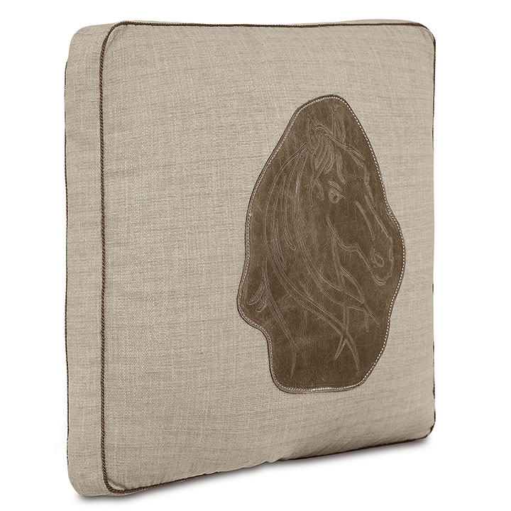 HIGGINS EQUESTRIAN DECORATIVE PILLOW