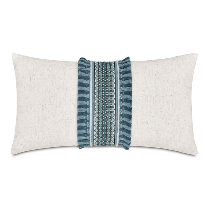 HIGHCLERE FRINGE DECORATIVE PILLOW