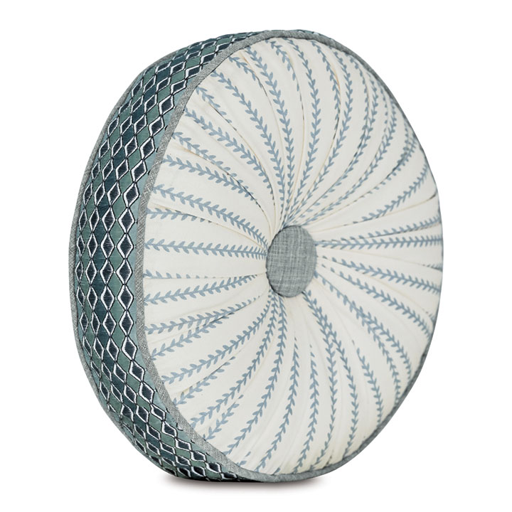 HIGHCLERE BUTTON TUFTED DECORATIVE PILLOW