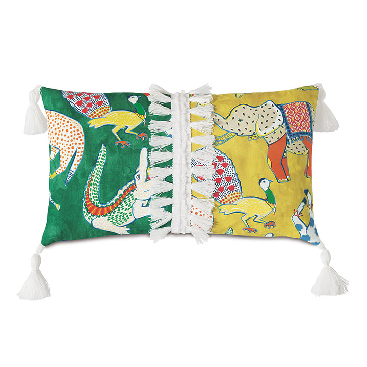 Hullabaloo Tassel Trim Decorative Pillow