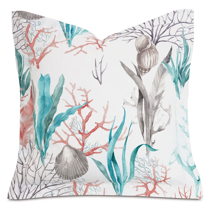 Junonia Coral Reef Decorative Pillow