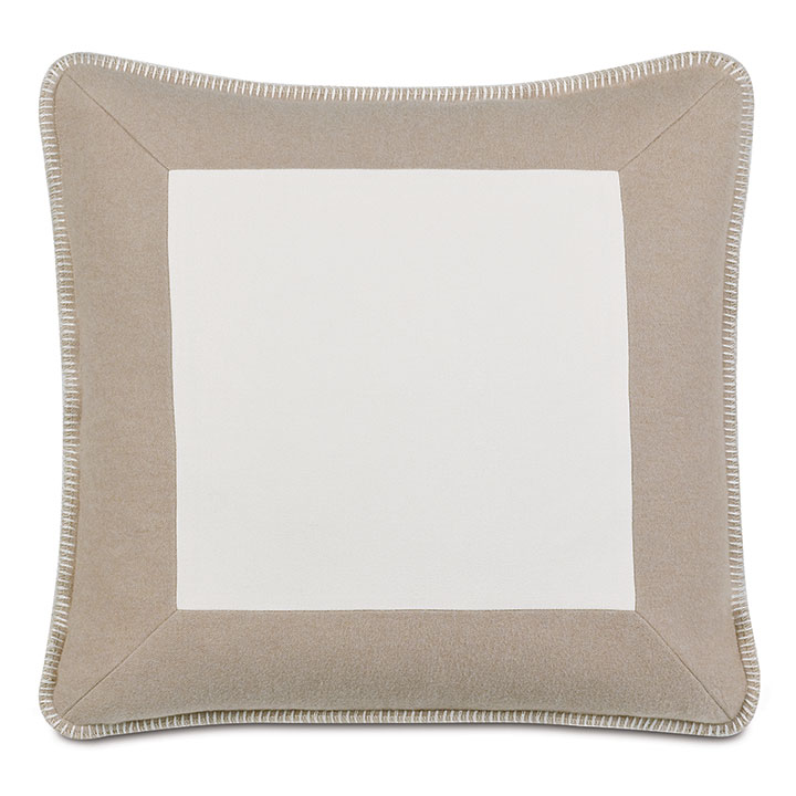 Kelso Blanket Stitch Decorative Pillow