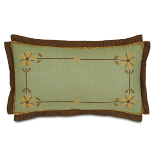 Hand-Painted Breeze Olive W/Flange