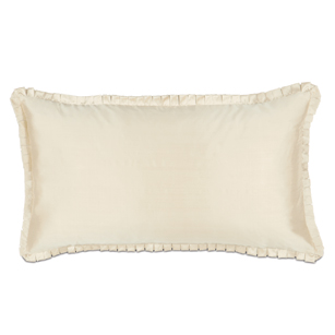Serico Ivory With Lena Pleat King Sham