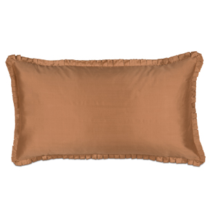 Serico Rust With Lena Pleat King Sham