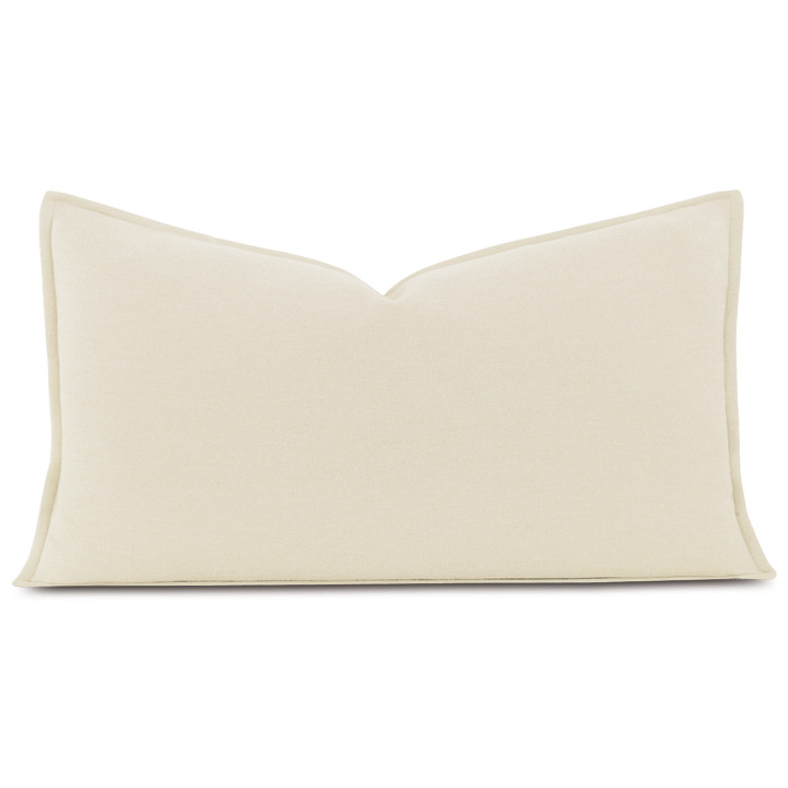 Brera Flannel King Sham In Ivory