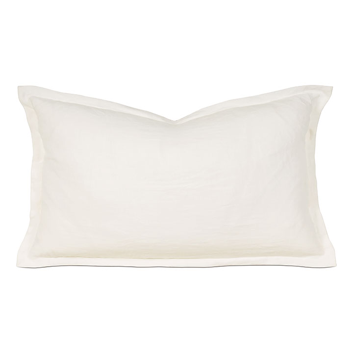 Shiloh Linen King Sham in Shell