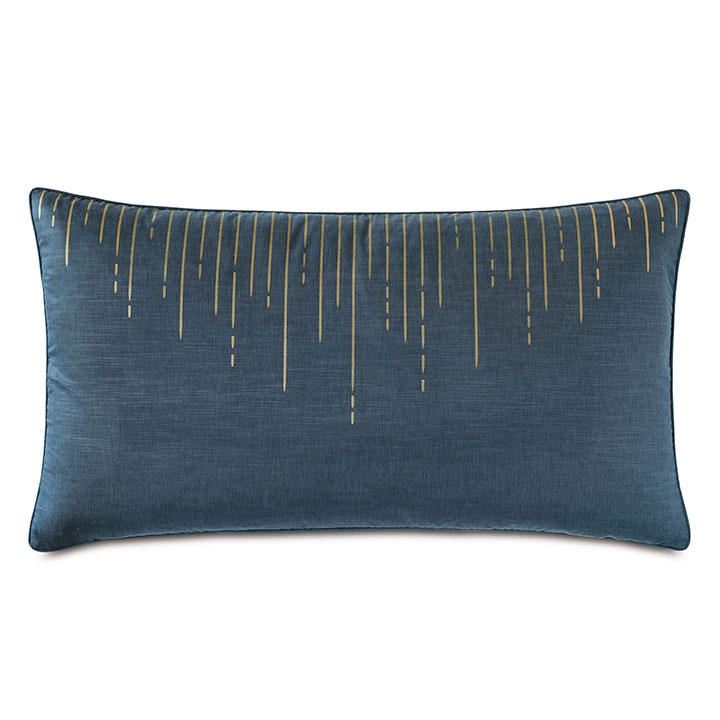 Tabitha Metallic Drip King Sham