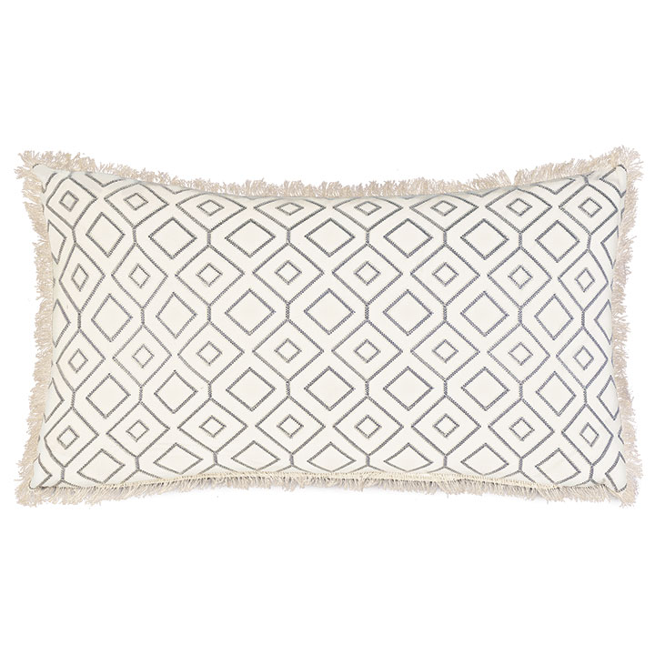 Freya Embroidered King Sham