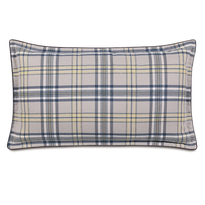 Pattinson Plaid King Sham