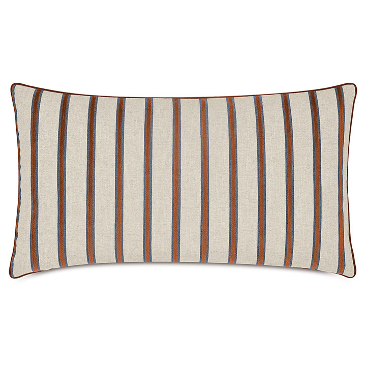 ALISTAIR VELVET STRIPE KING SHAM