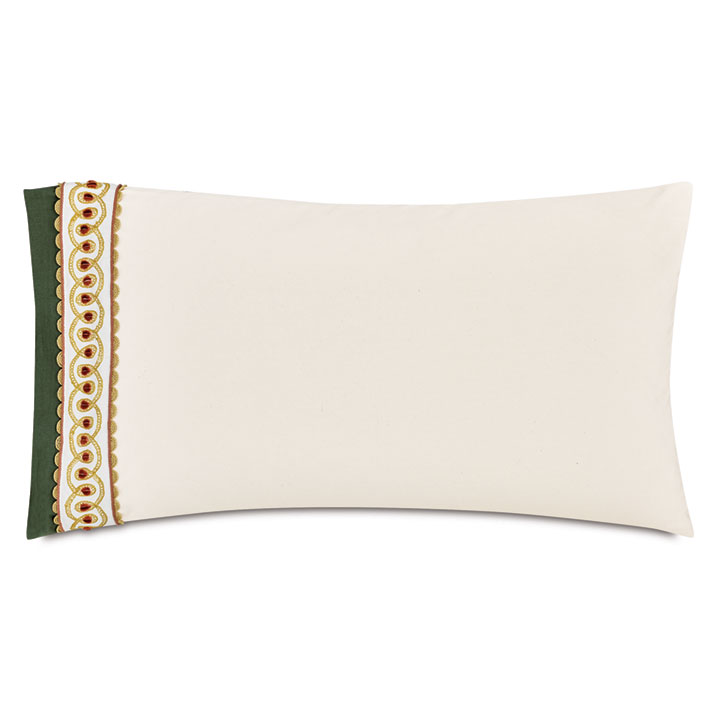 MANDERLEY BORDER CUFF KING SHAM LEFT