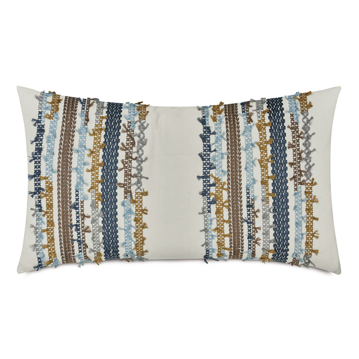DALEYZA EMBROIDERED KING SHAM LEFT