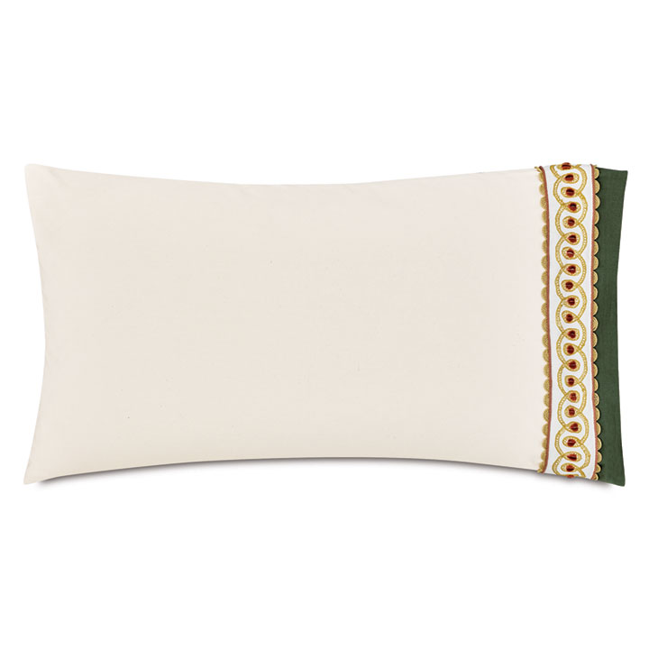 MANDERLEY BORDER CUFF KING SHAM RIGHT