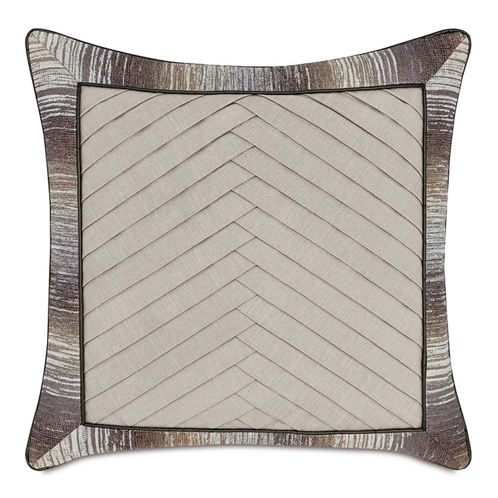 LAETITIA PLEATED DECORATIVE PILLOW