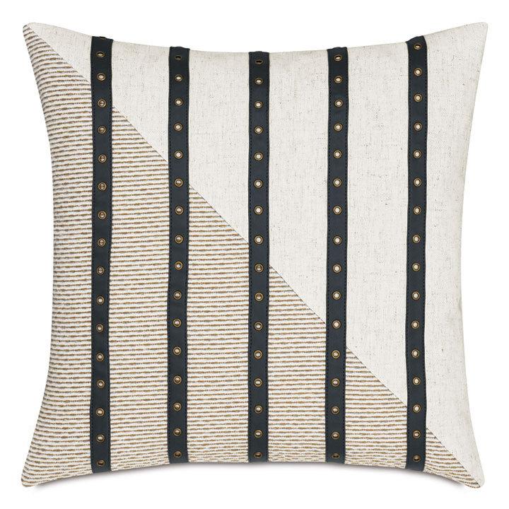 LEVI GROMMET DECORATIVE PILLOW