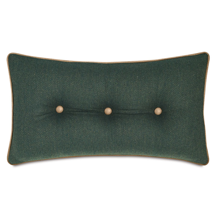 LORENZO BUTTON TUFTED DECORATIVE PILLOW