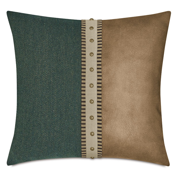 LORENZO COLORBLOCK DECORATIVE PILLOW