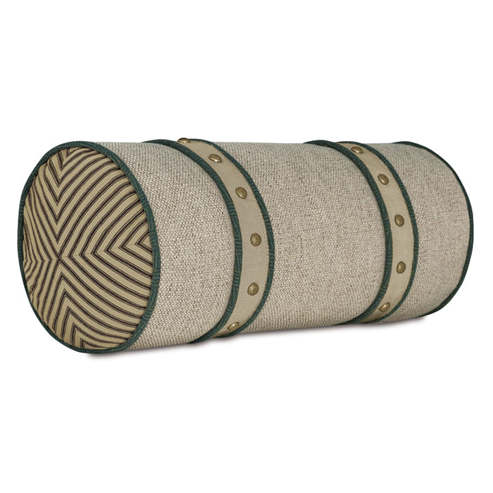 LORENZO NECKROLL DECORATIVE PILLOW