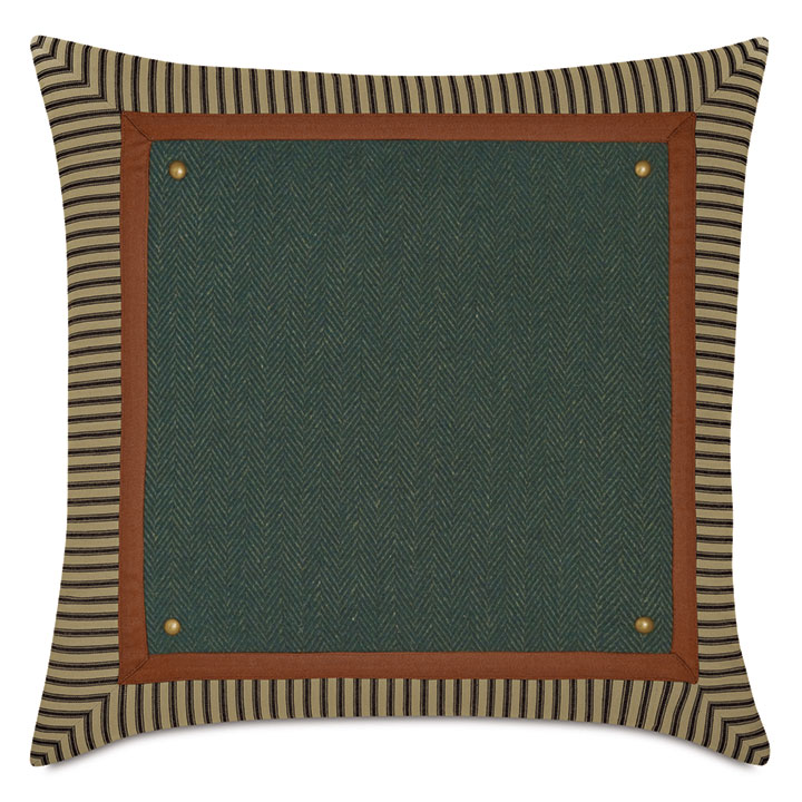LORENZO MITERED DECORATIVE PILLOW