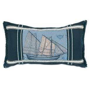 Mackinaw Bordered W/Schooner