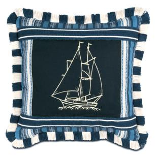 Embroidered Mackinaw Sail Boat