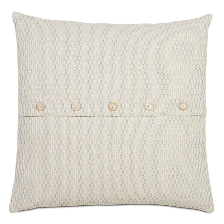 Maritime Coastal Accent Pillow In Cream