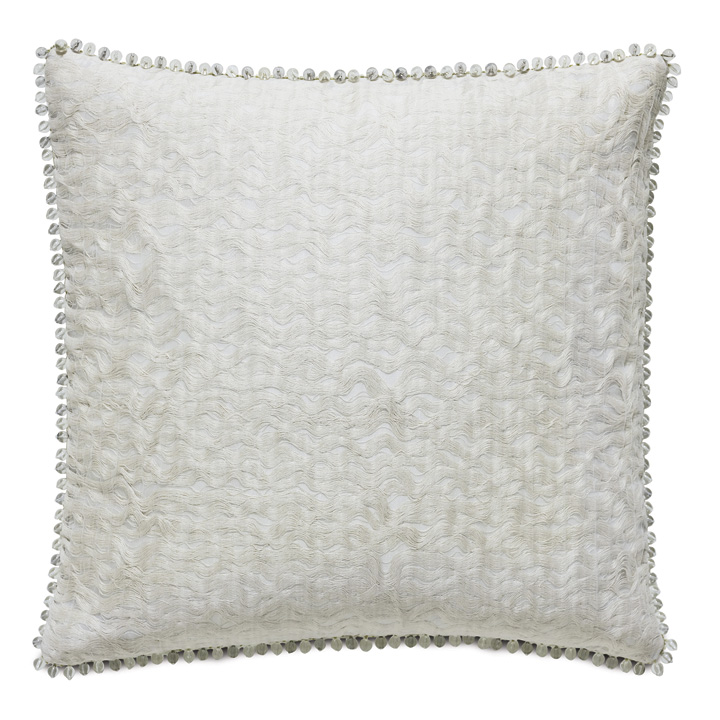 Naomi Glam Euro Sham In Ivory