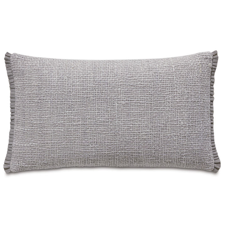 Naomi Solid Accent Pillow In Lilac